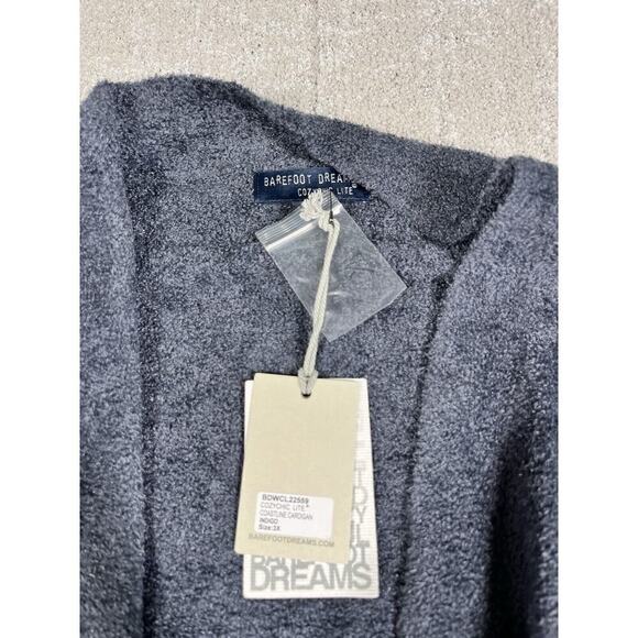 Barefoot Dreams Cozy Chic Lite Coastline Cardiga Indigo NWT Sz 3XL - Picture 2 of 6